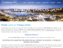 Tablet Screenshot of hostallarios.com